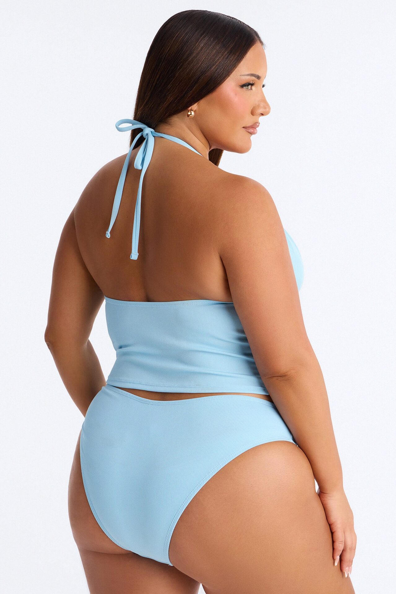 Fiona 2 Piece Tankini - Light Blue