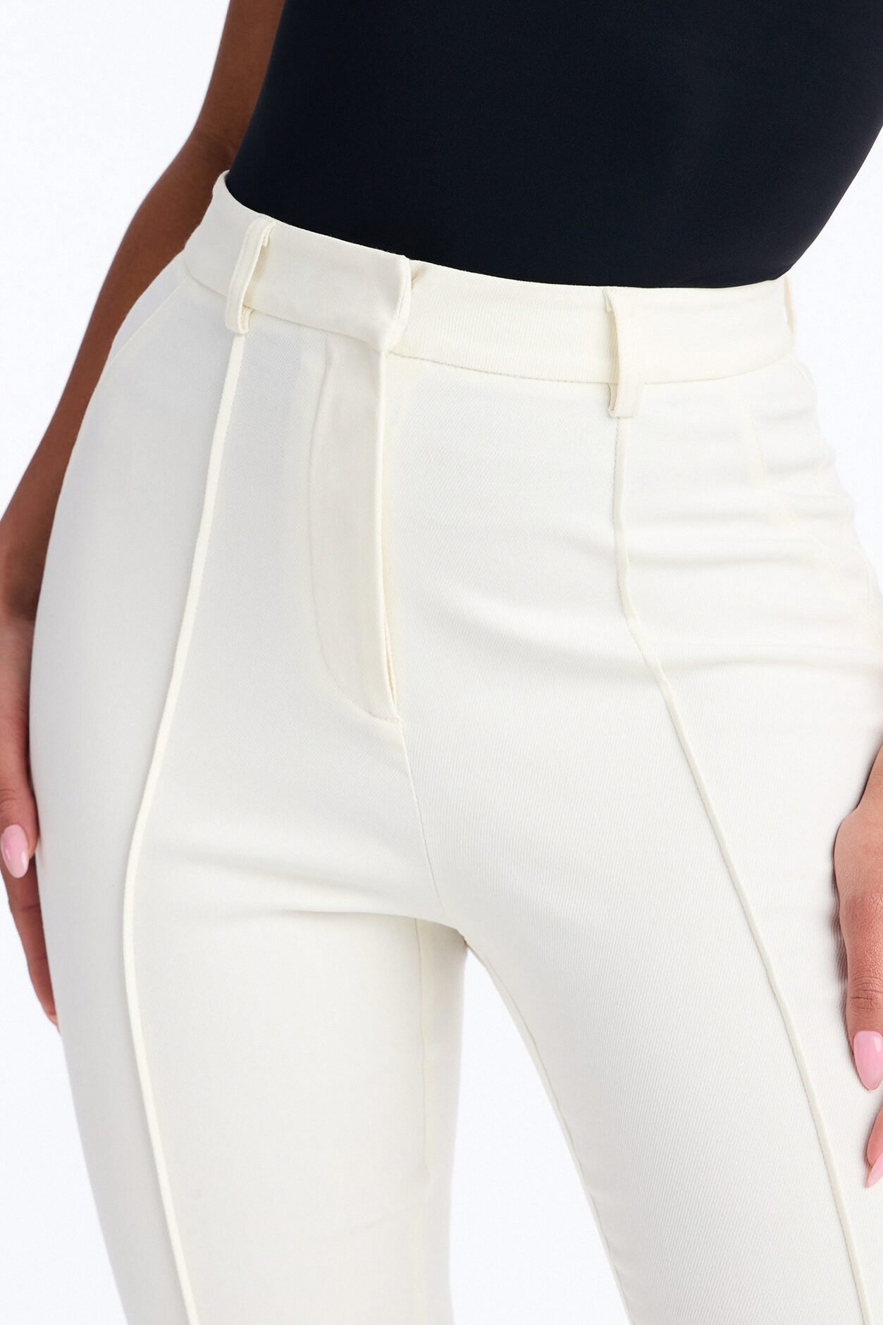 Raise The Bar Skinny Trouser - Ivory