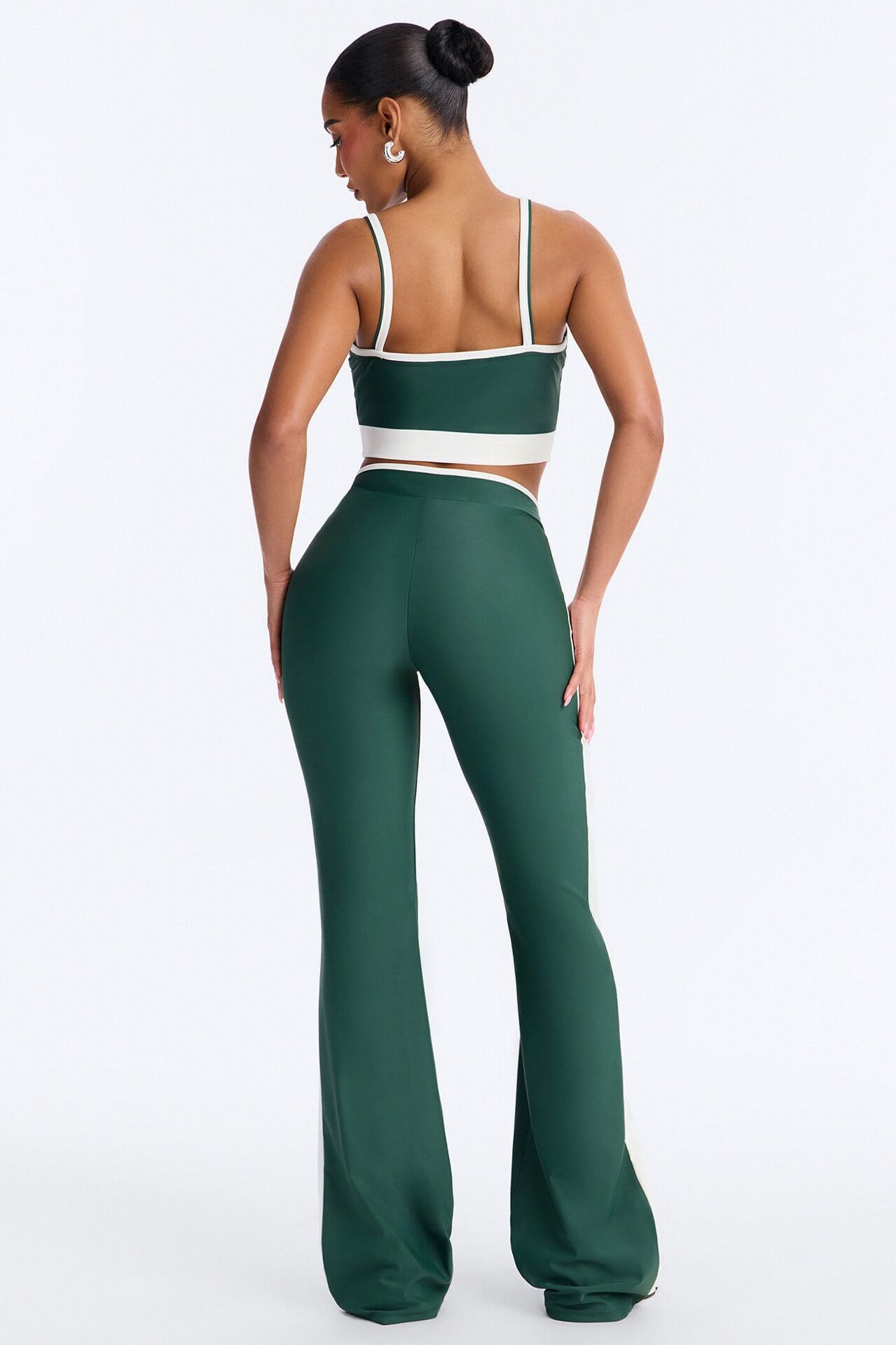 Workout Babe Flare Legging Set - Hunter