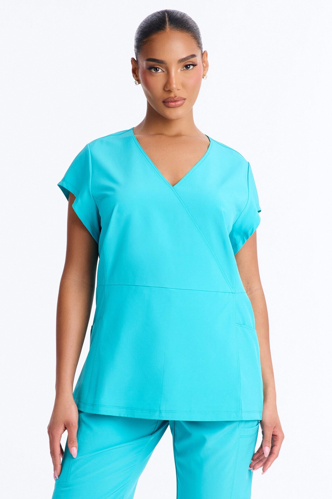 Wrap It Up Scrub Set - Teal