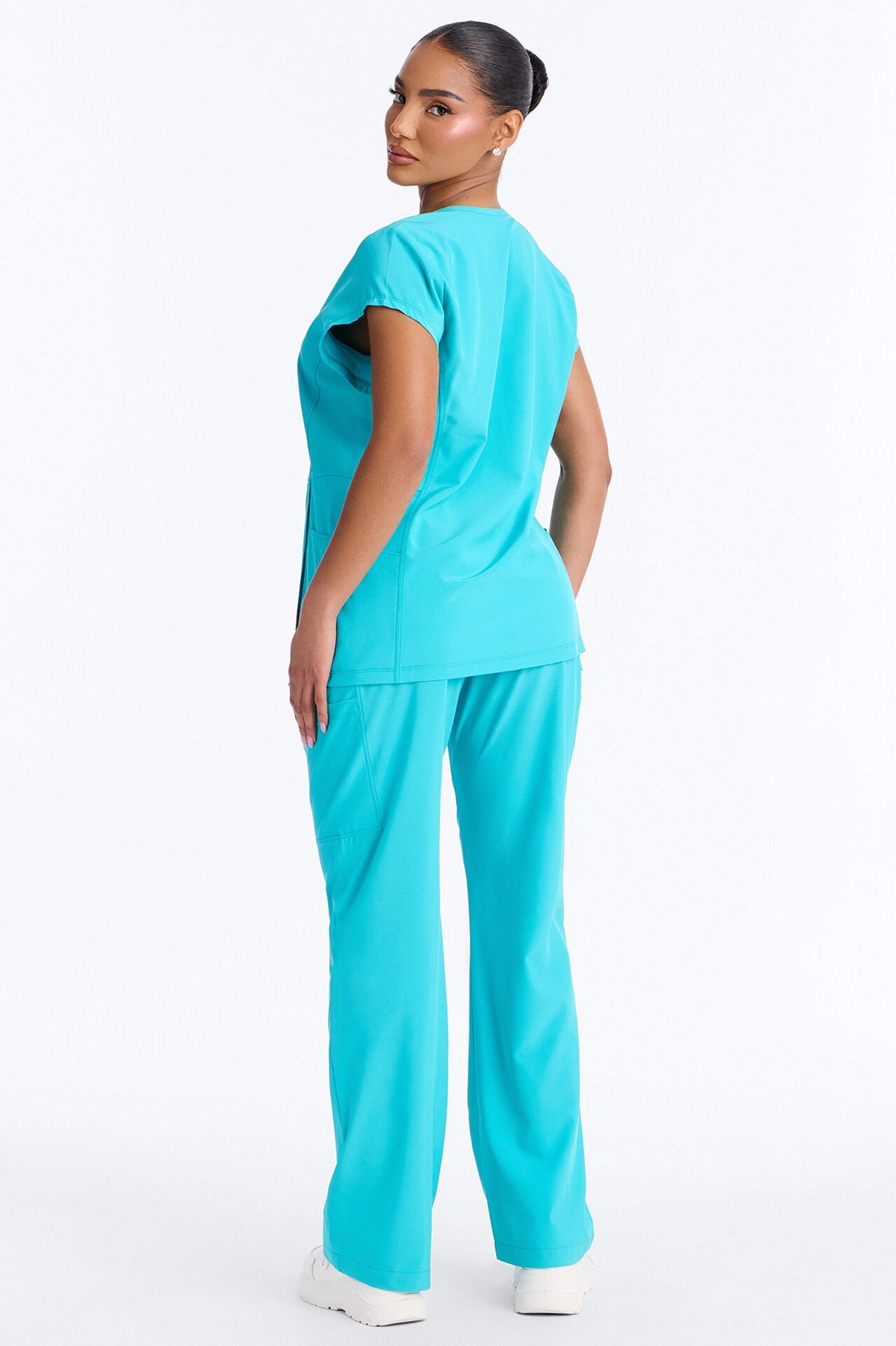 Wrap It Up Scrub Set - Teal