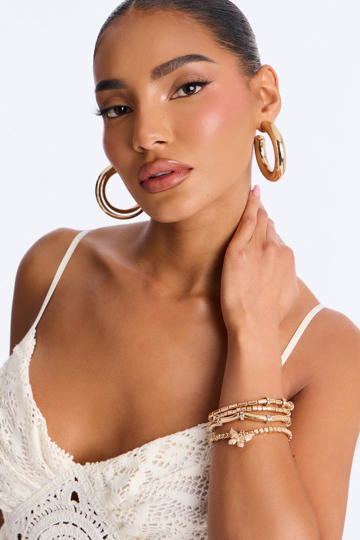 Reach For The Sky 4 Piece Bracelet Set - Gold
