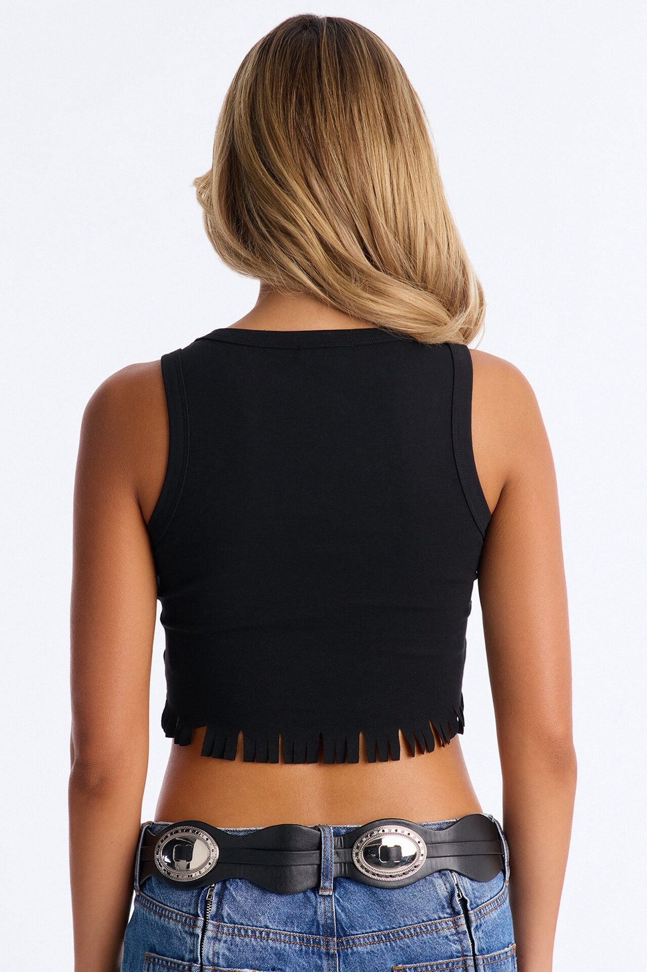 Howdy Honey Tank Top - Black