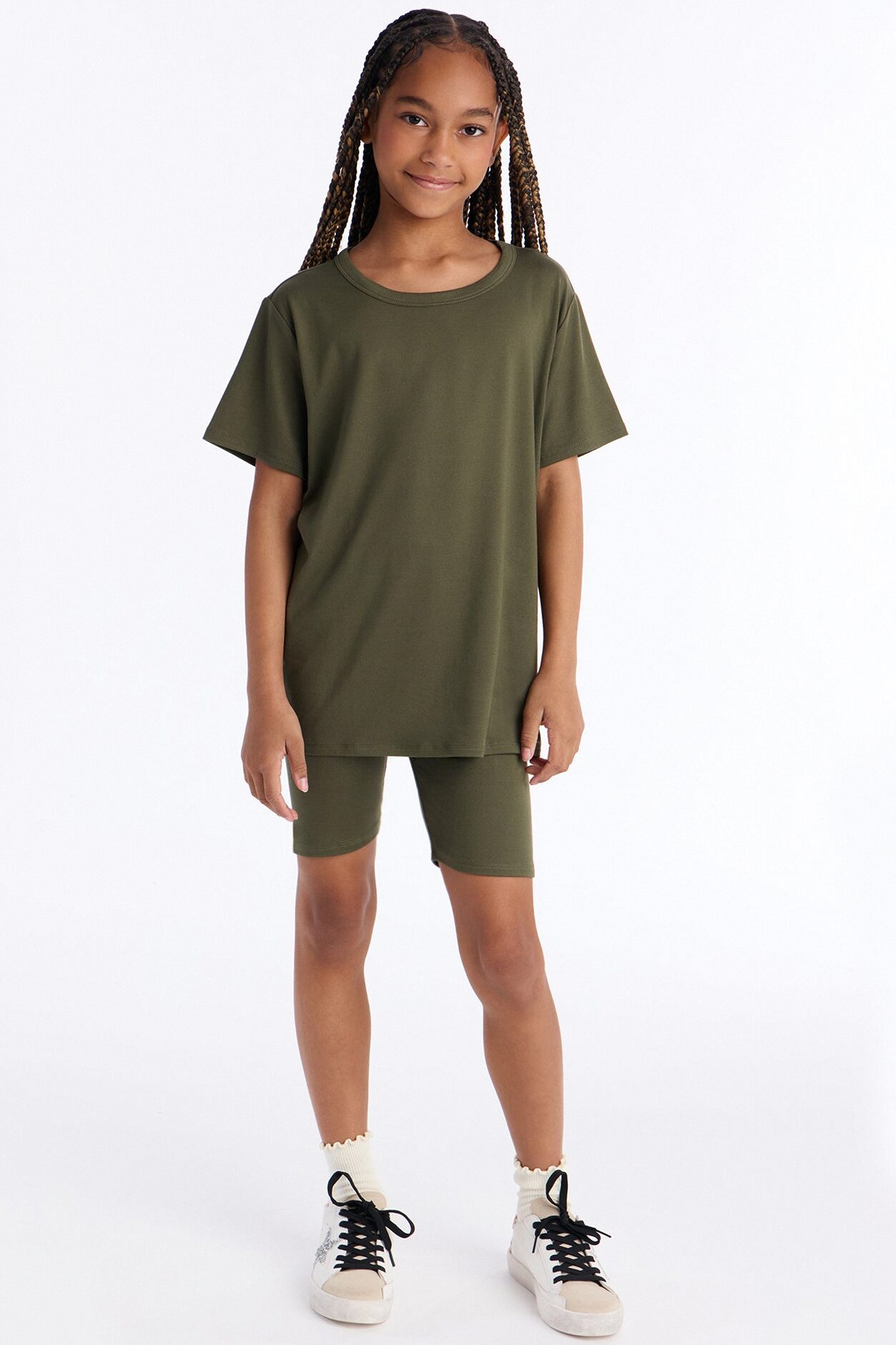 Mini Weekend Vibes Short Set III - Olive