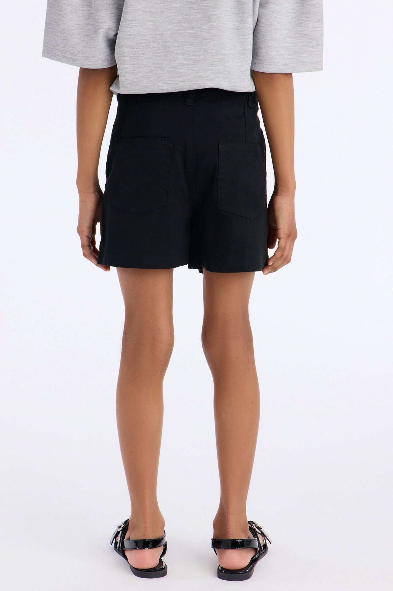 Mini Back And Forth Skort - Black