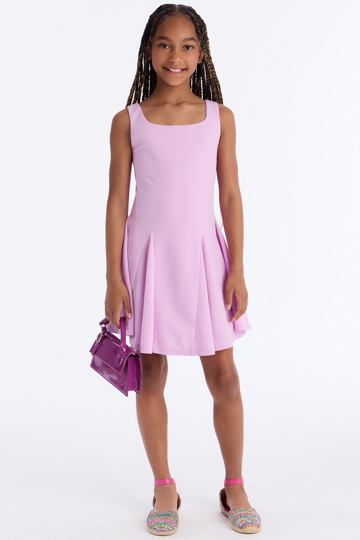 Mini Hila Dress - Lavender