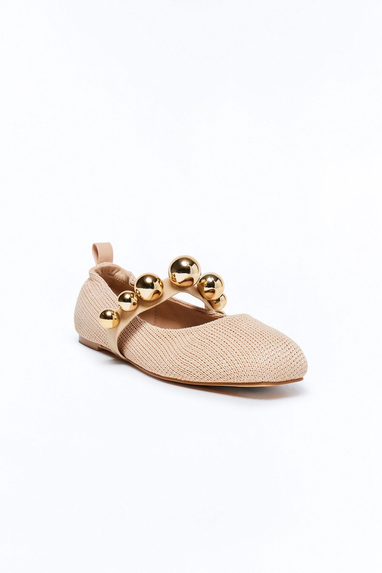 Kember Hardware Raffia Flats - Natural