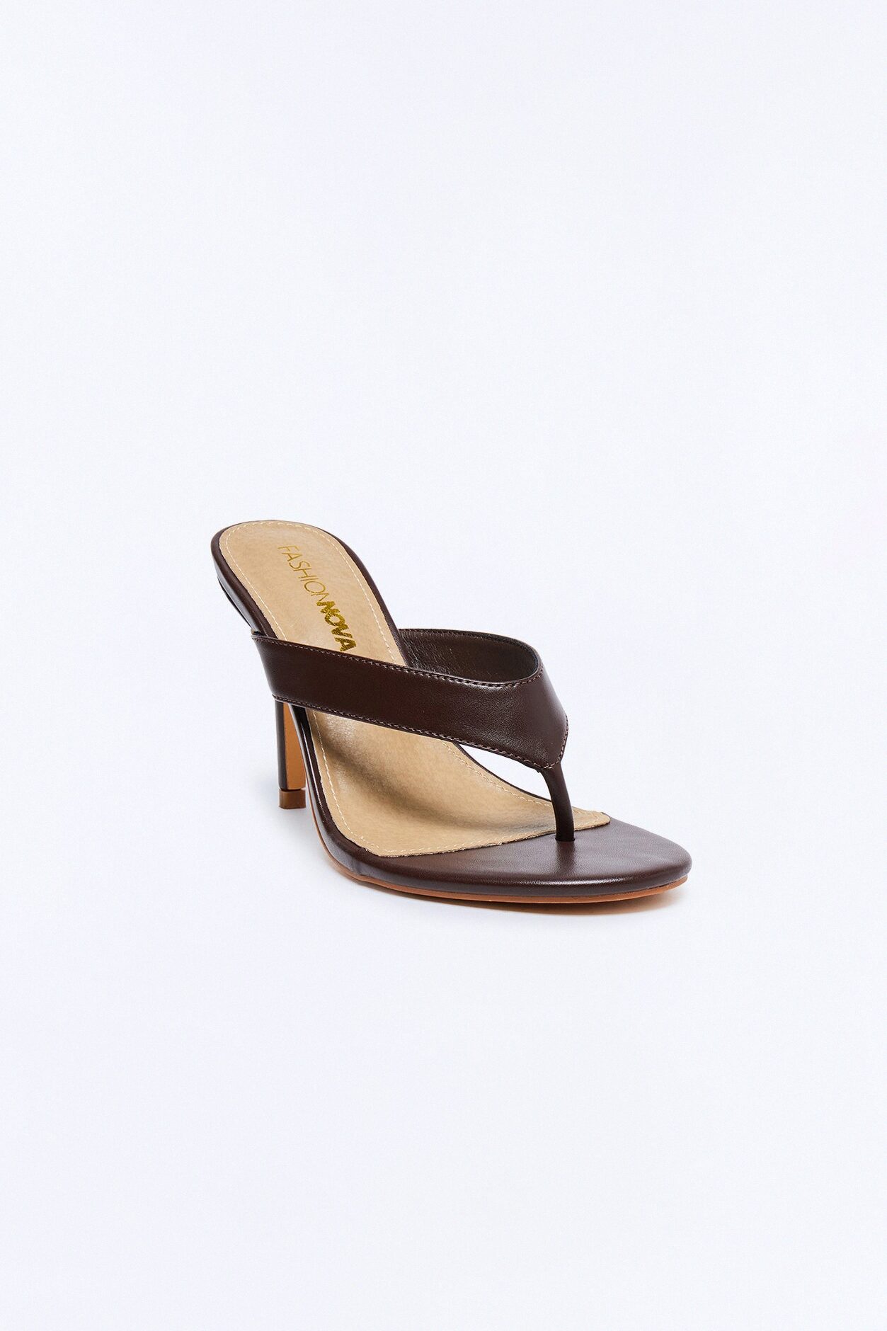 Vacay Vibes Thong Heels - Chocolate