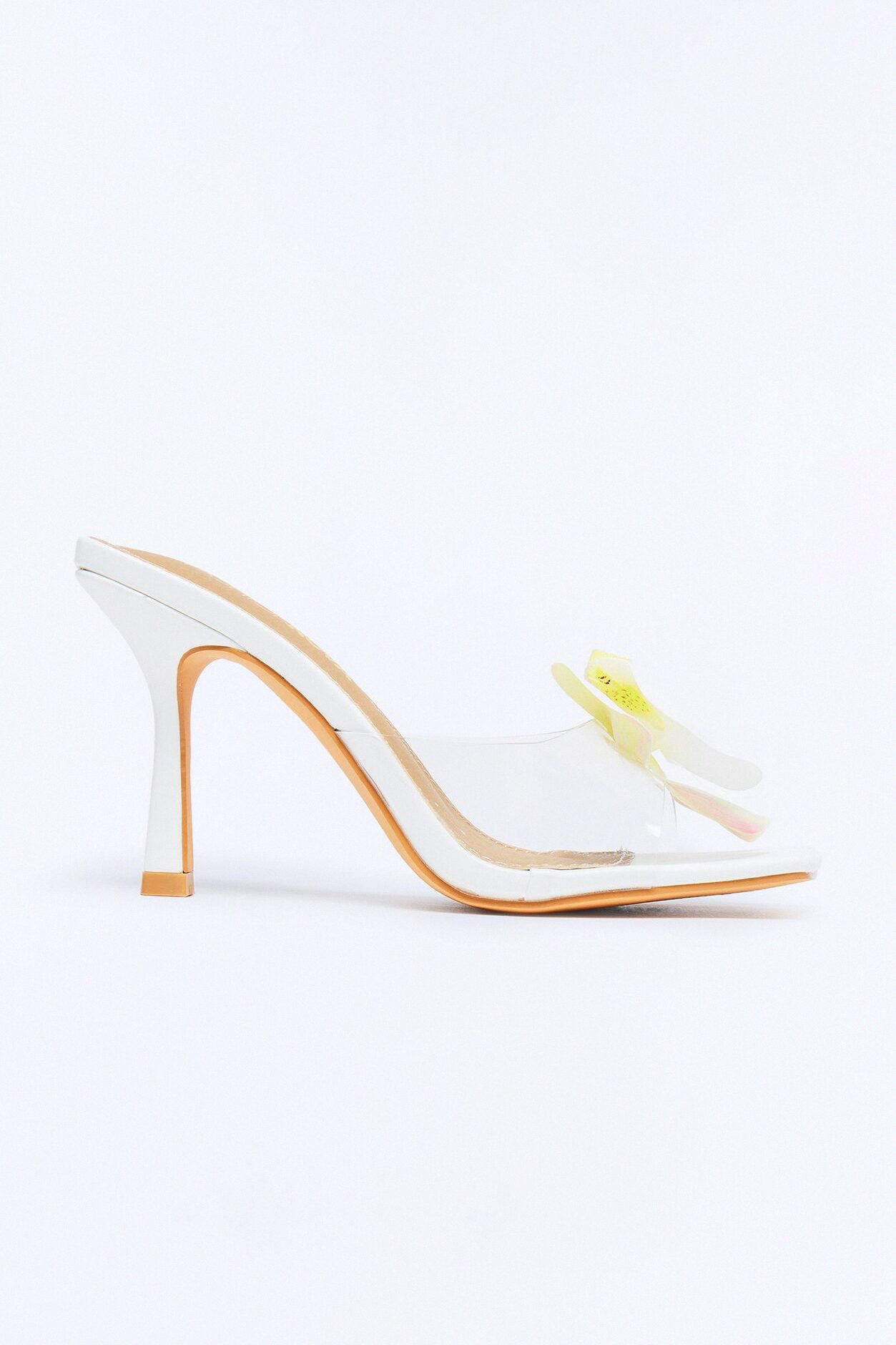 Flower Festival Heels - White