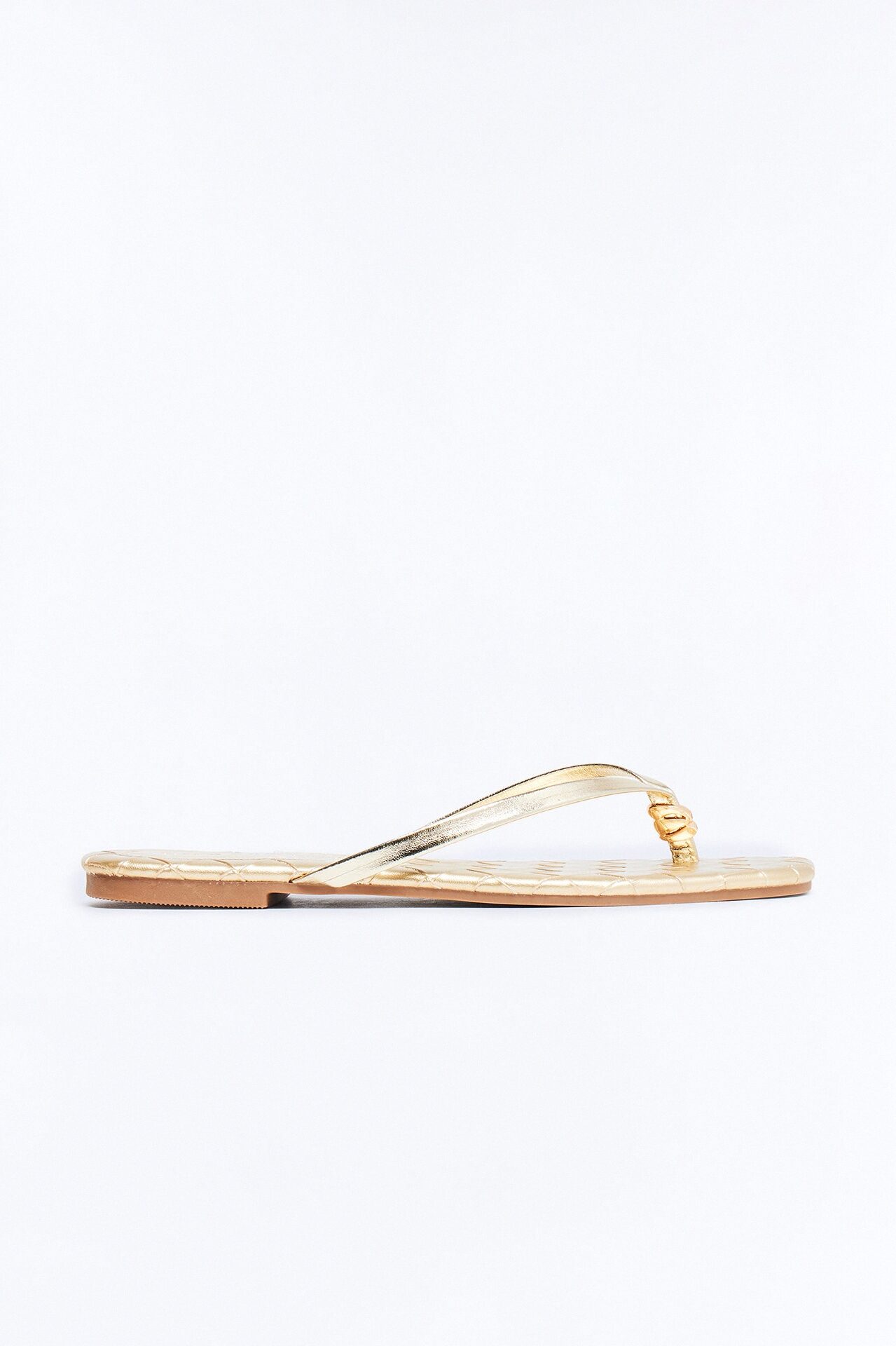 Seneca Flip Flops - Gold