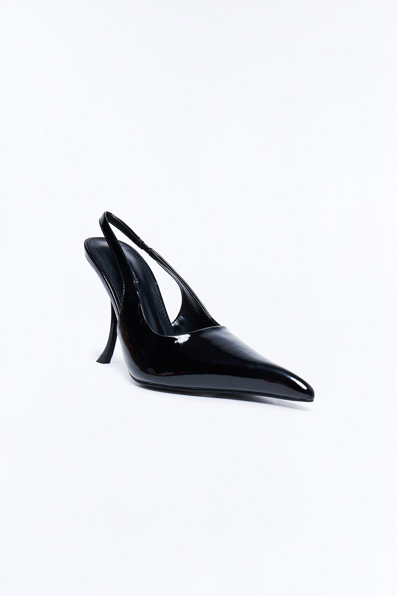 Sebastian Patent Slingback Pumps - Black