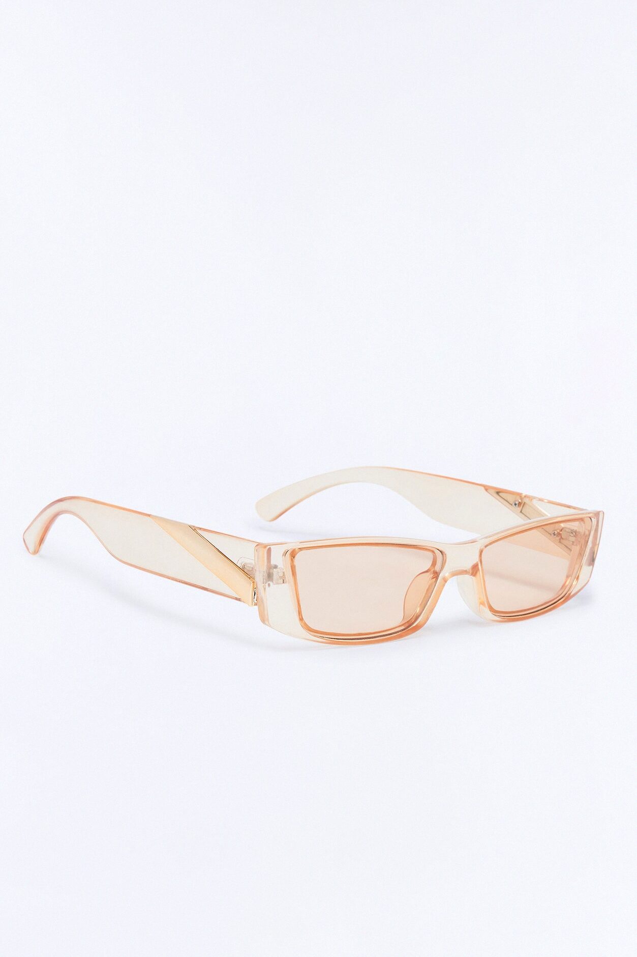 Sharpened Line Sunglasses - Nude