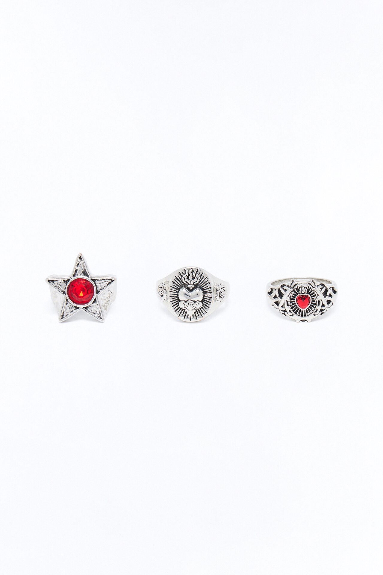 Love Havoc Multi Size Ring Set - Silver
