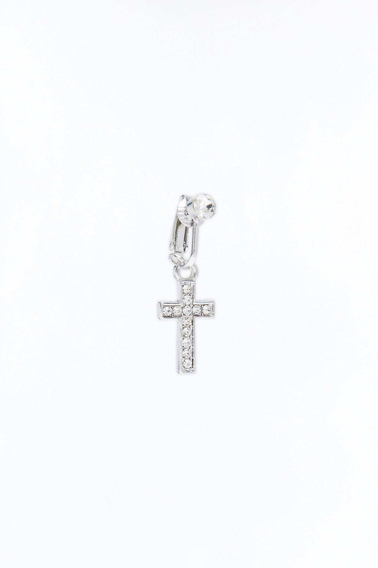 Blessed Clip On Belly Ring - Silver