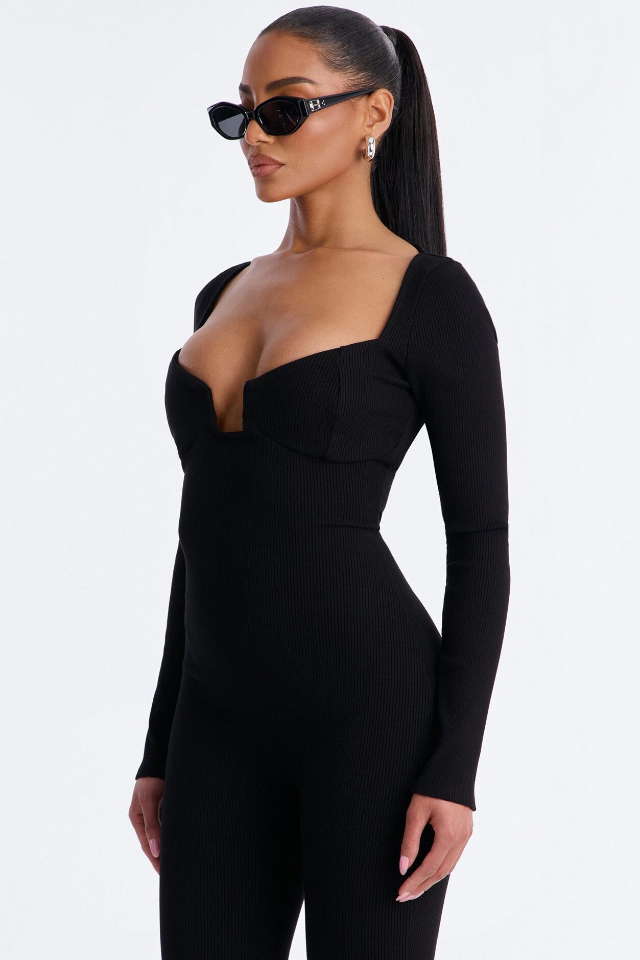 Scarlett Snatched Capri Jumpsuit - Black