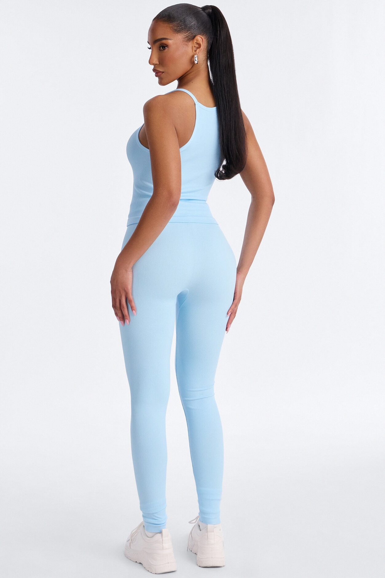 Empowered Performance Seamless Legging Set - Blue