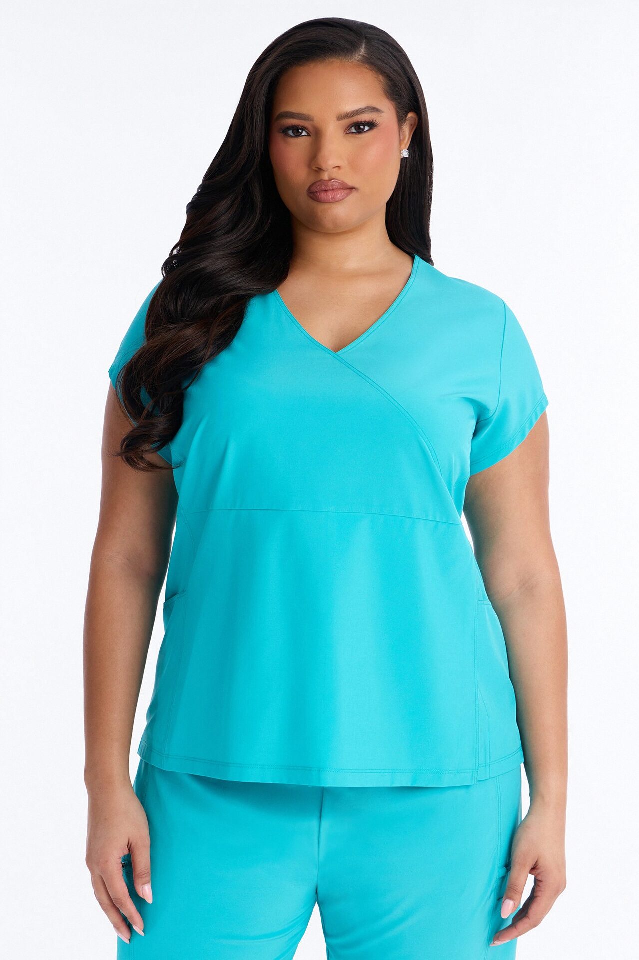 Wrap It Up Scrub Set - Teal