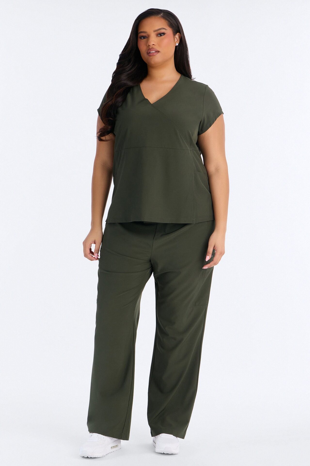 Wrap It Up Scrub Set - Olive