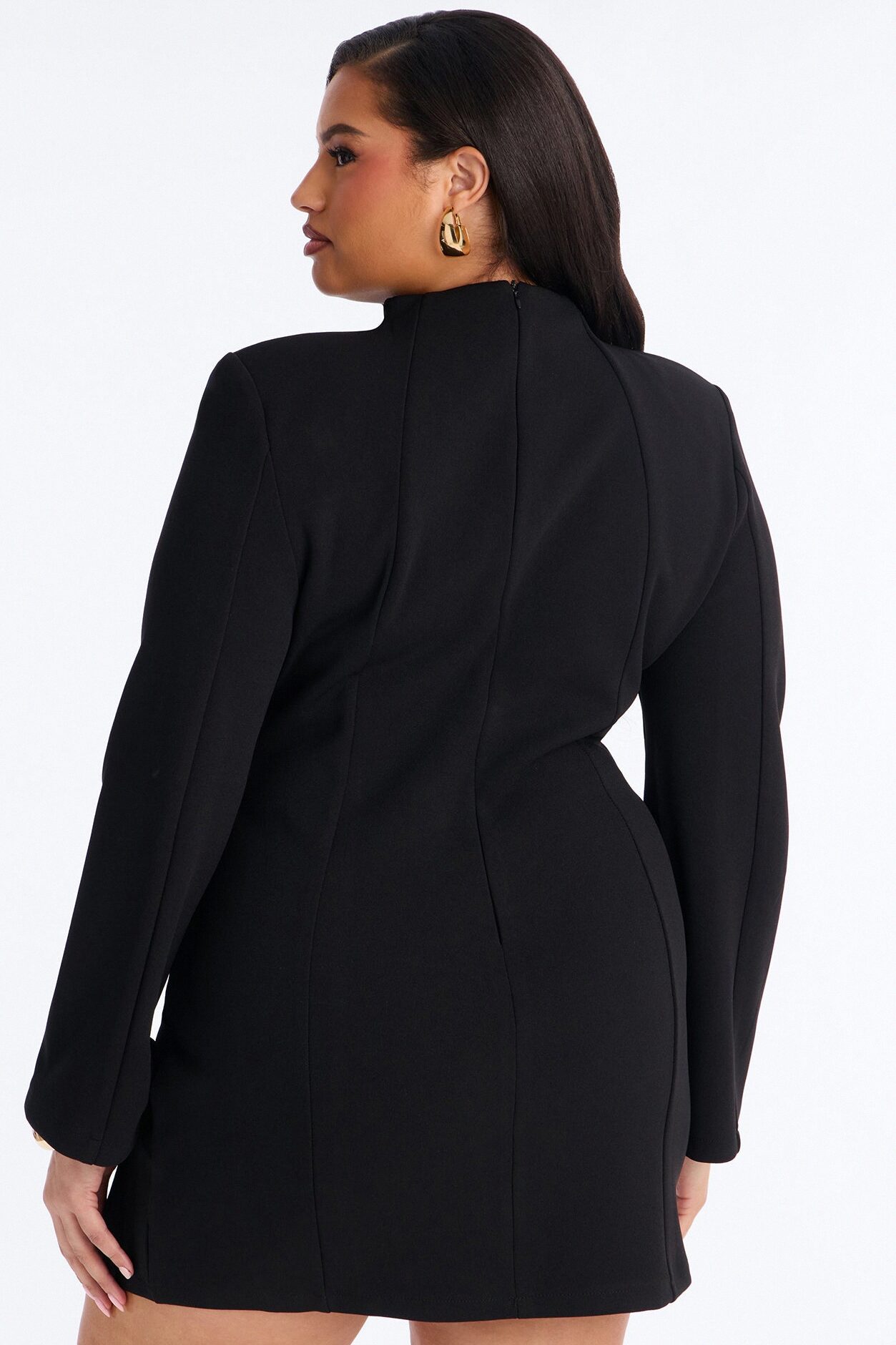 Andrea Cut Out Mini Dress - Black