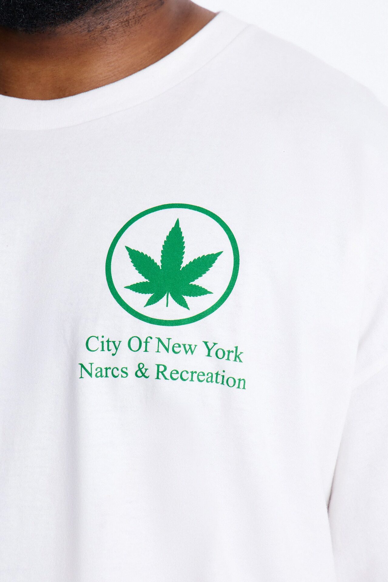 NYC Recreation Vibes Short Sleeve Tee - White