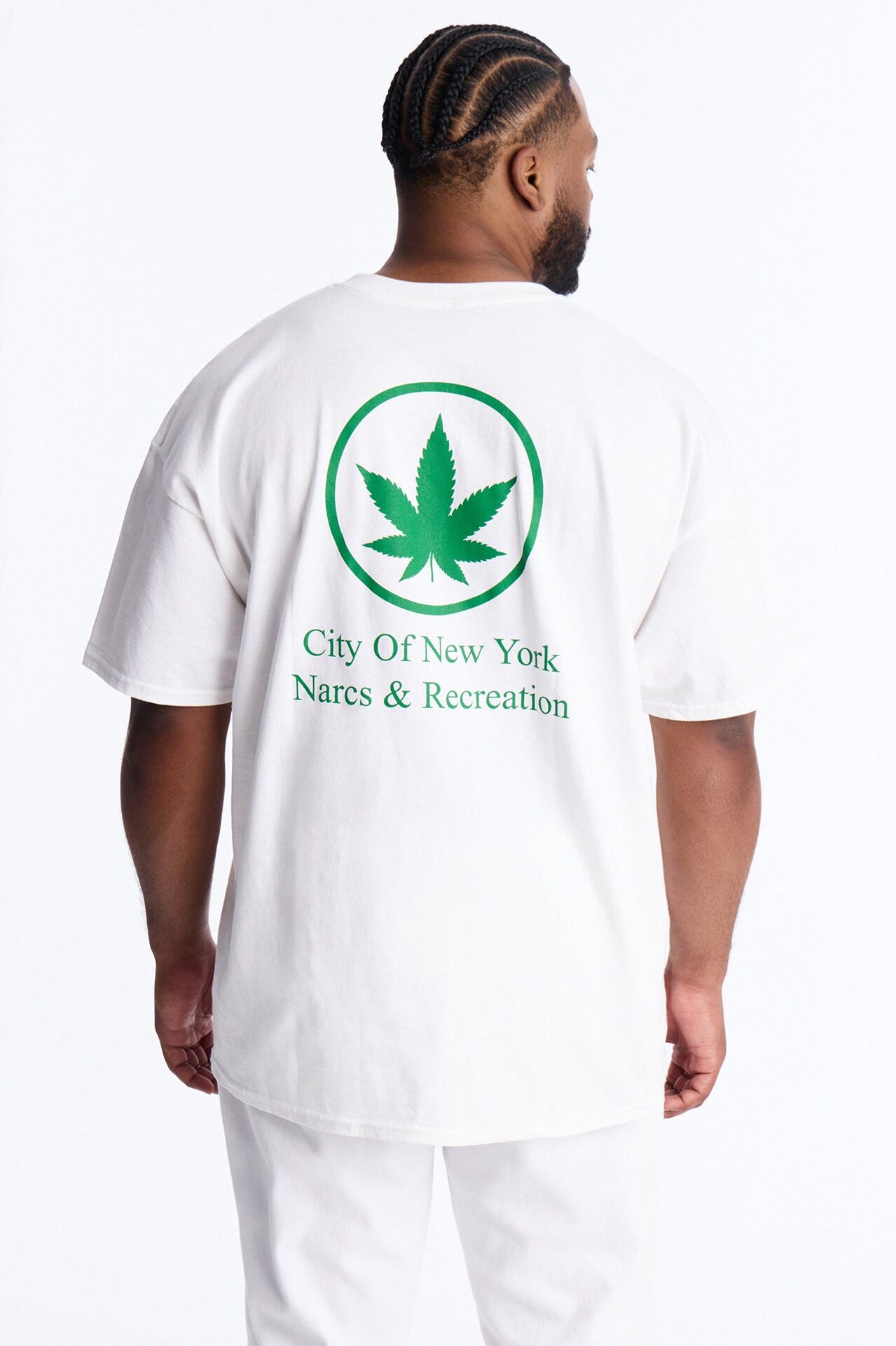 NYC Recreation Vibes Short Sleeve Tee - White
