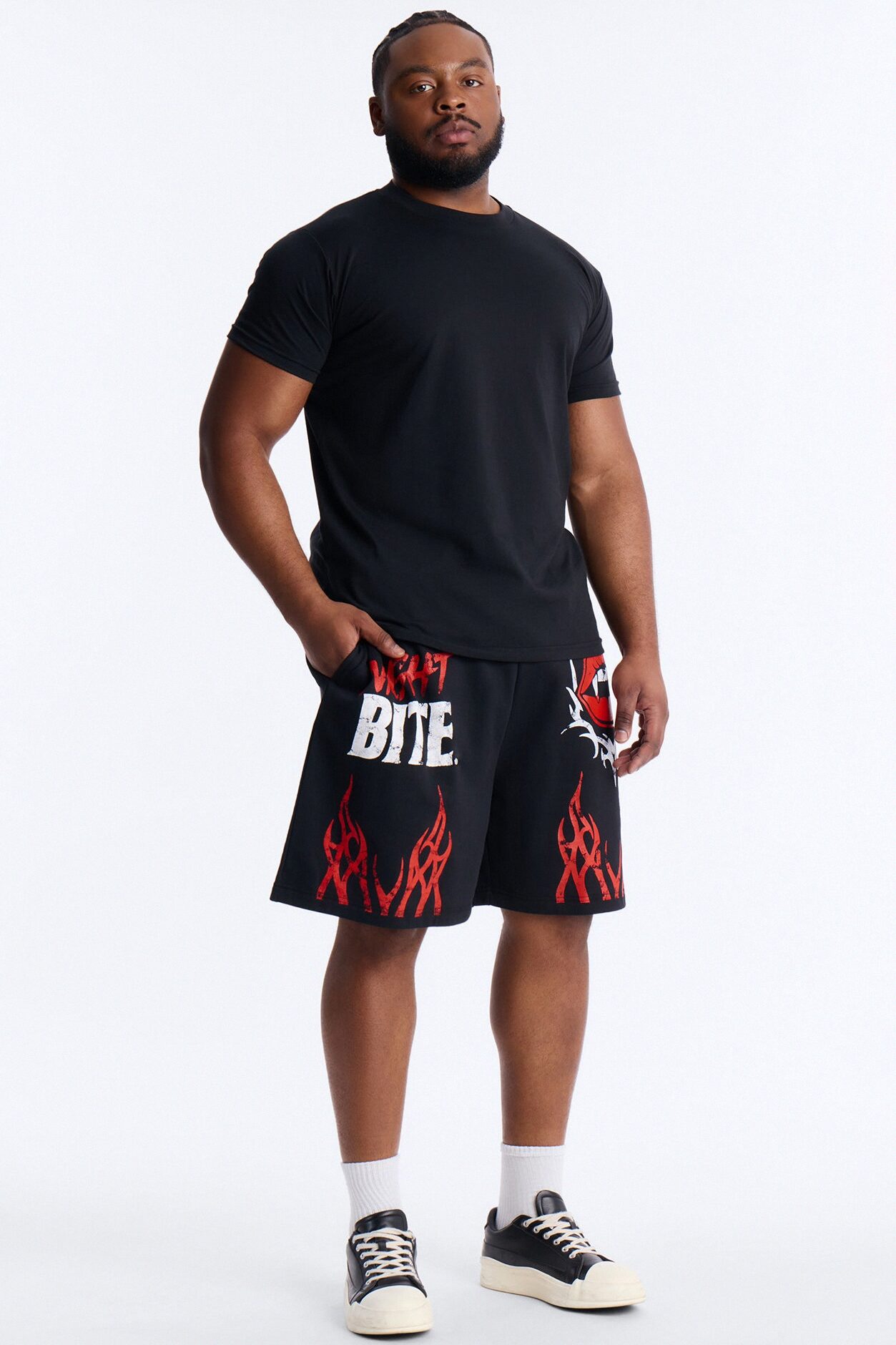 Night Bite Sweatshorts - Black