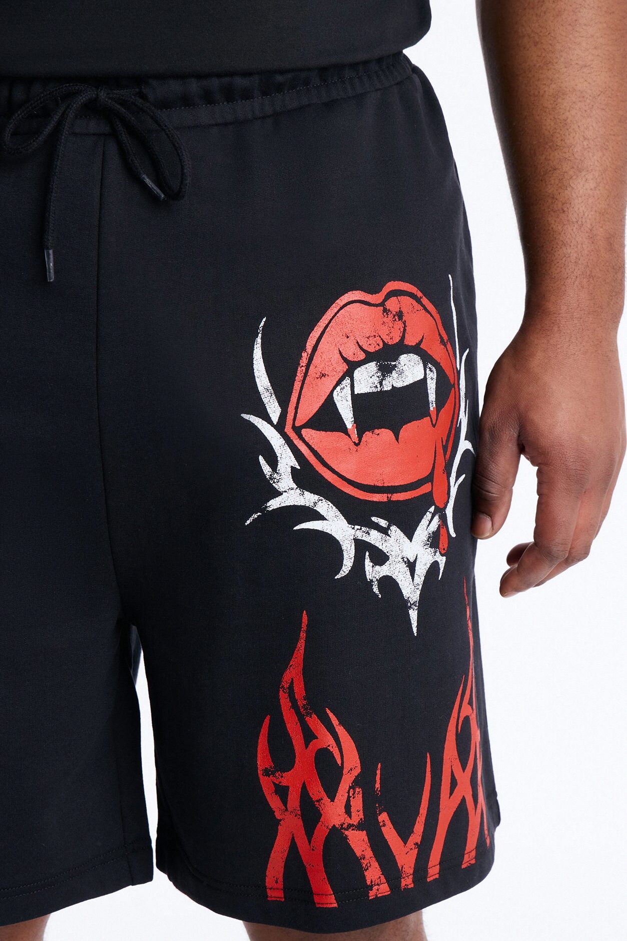 Night Bite Sweatshorts - Black