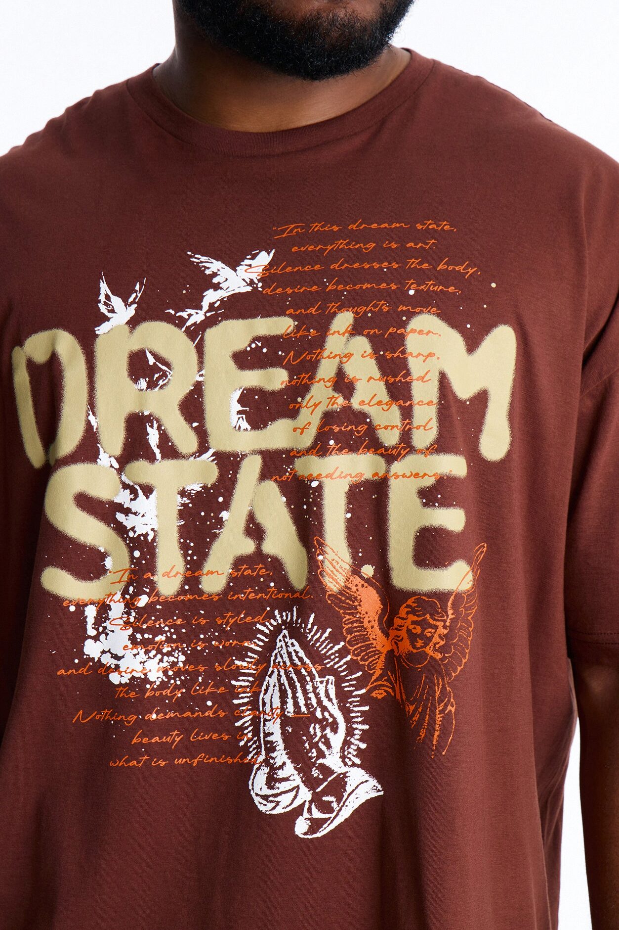 Dream State Of Mind Short Sleeve Tee - Brown