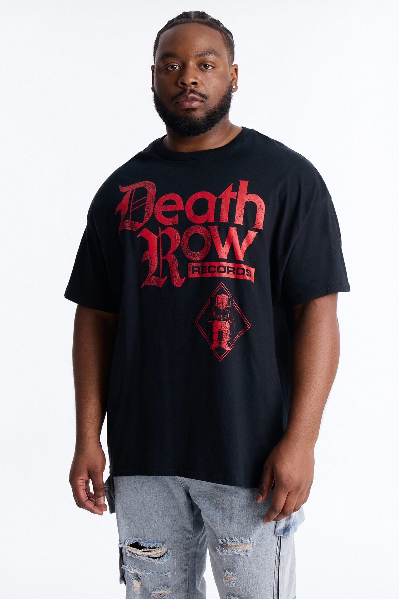 Death Row Records Label Short Sleeve Tee - Black