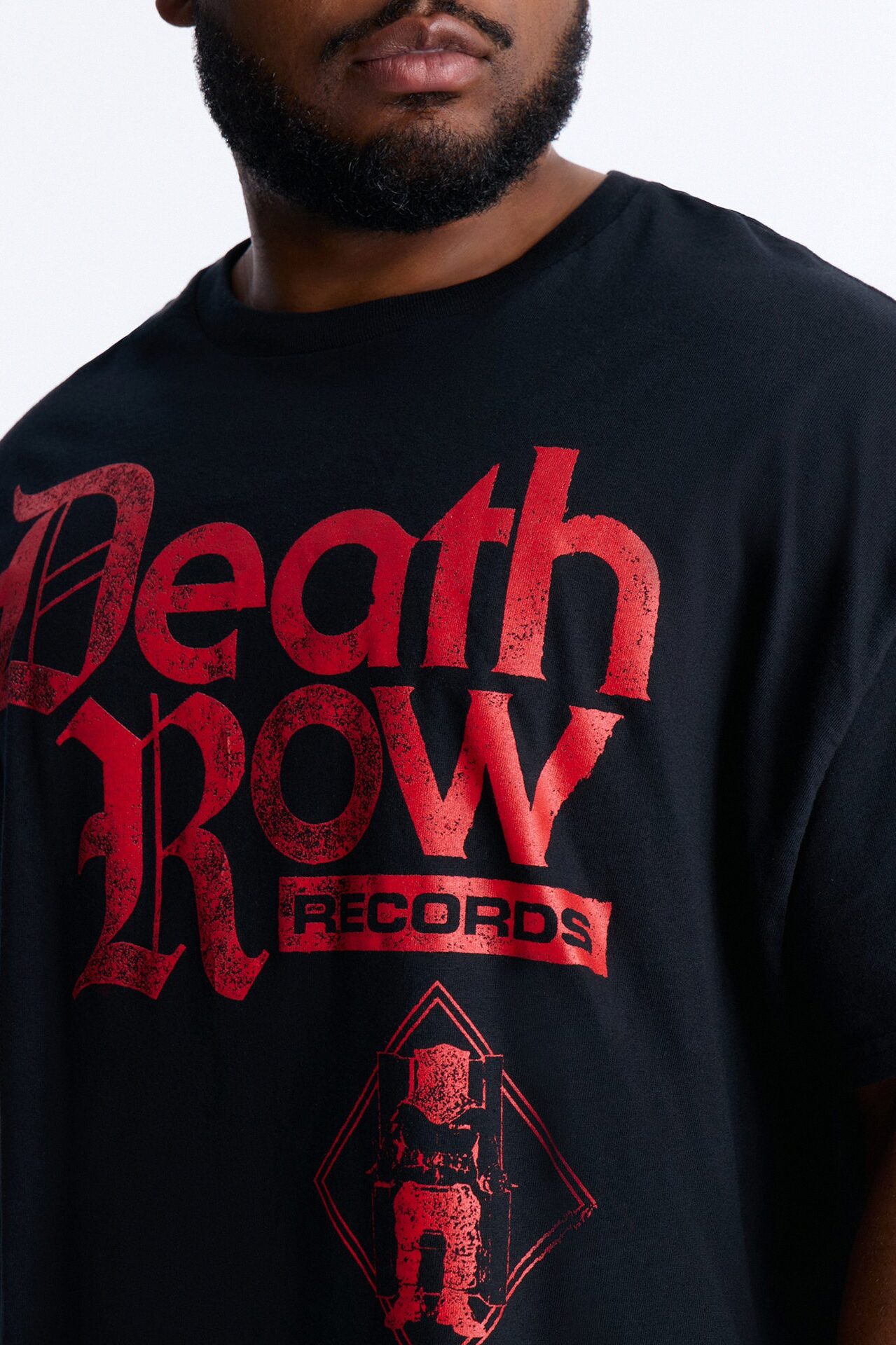 Death Row Records Label Short Sleeve Tee - Black