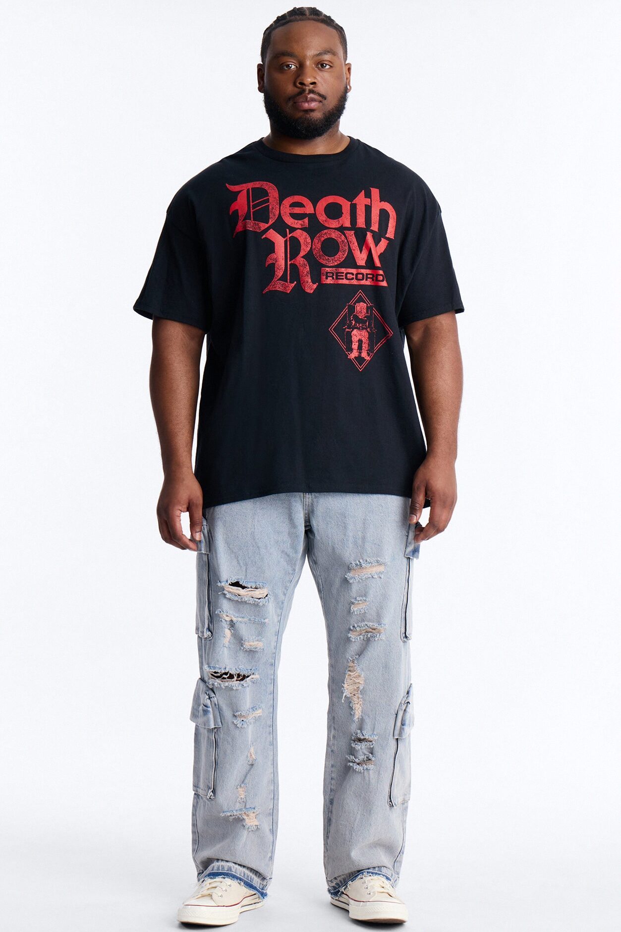 Death Row Records Label Short Sleeve Tee - Black