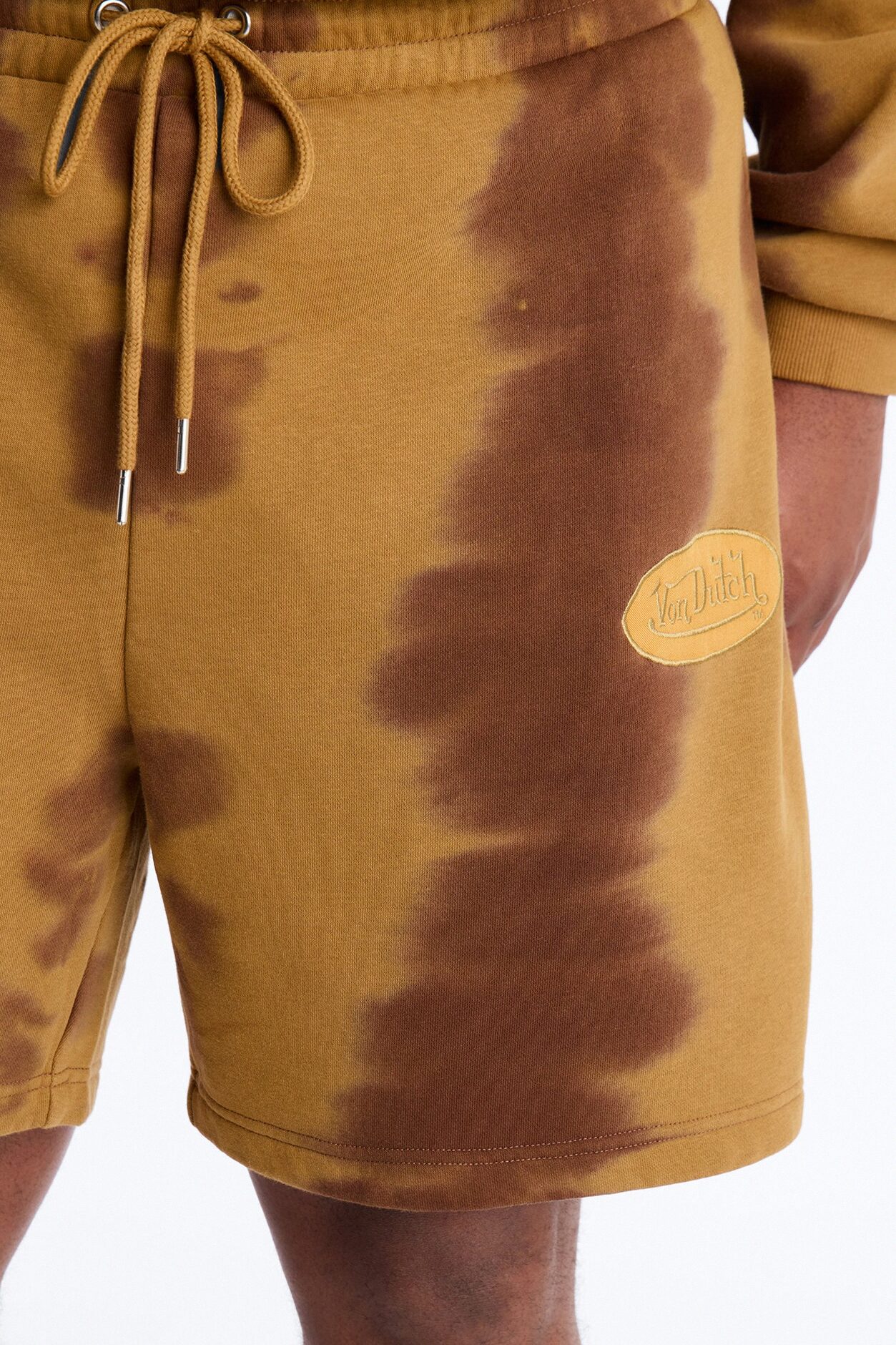 Baggy Von Dutch Ranch Most Wanted Sweatshort - Brown