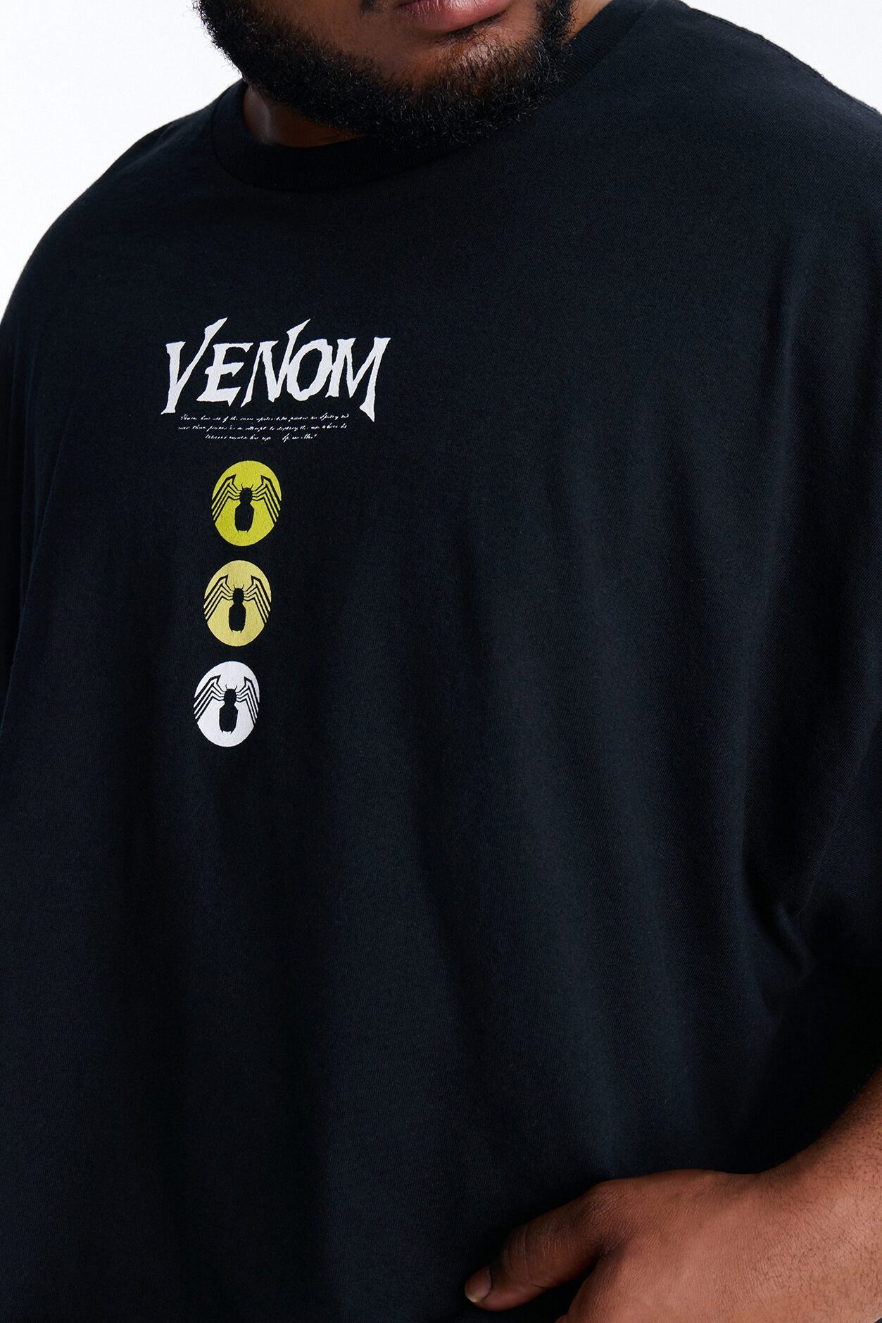 Venom The Anti Hero Boxy Short Sleeve Tee - Black
