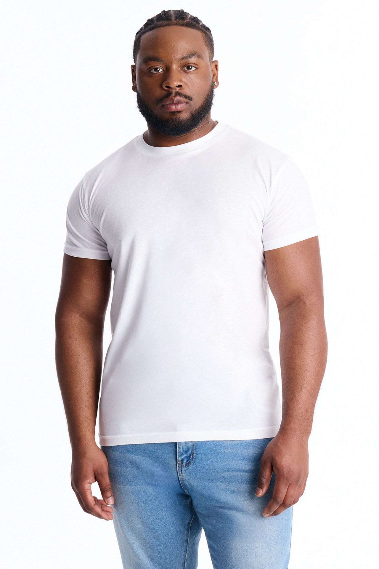 Classic Muscle Fit Tee - White