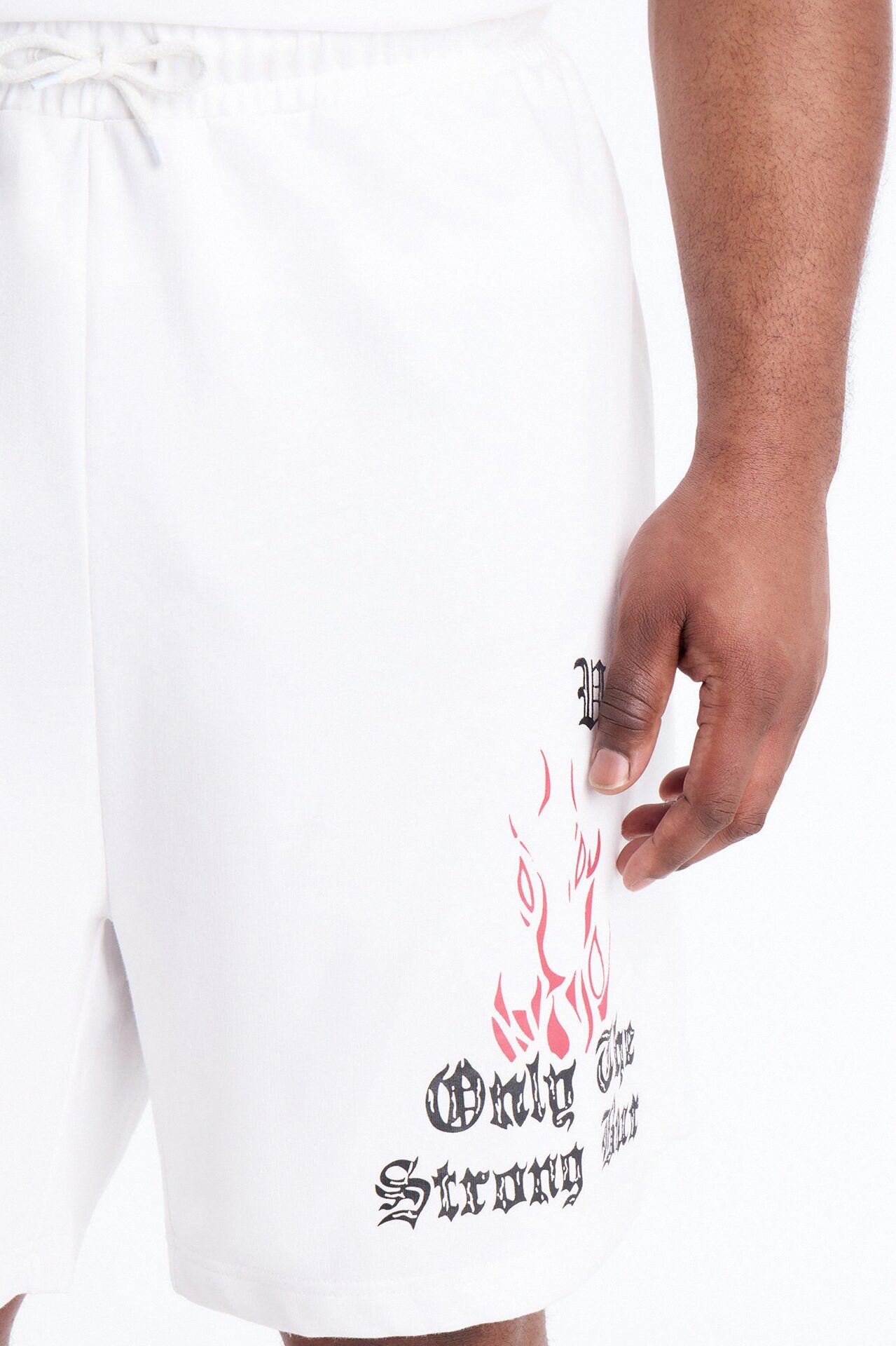 Unlucky Club Sweatshorts - White