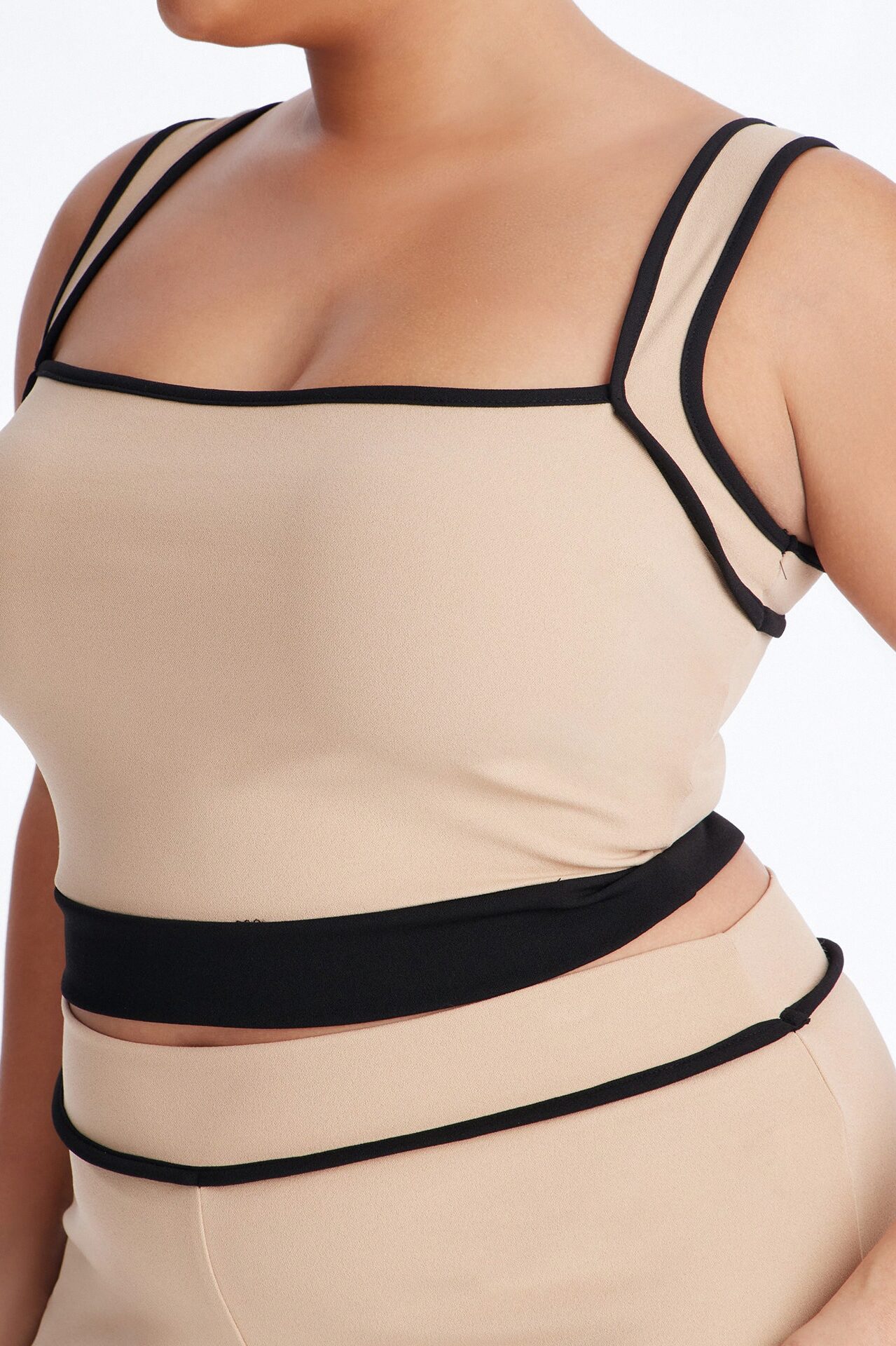 On Lock Wide Leg Pant Set - Taupe