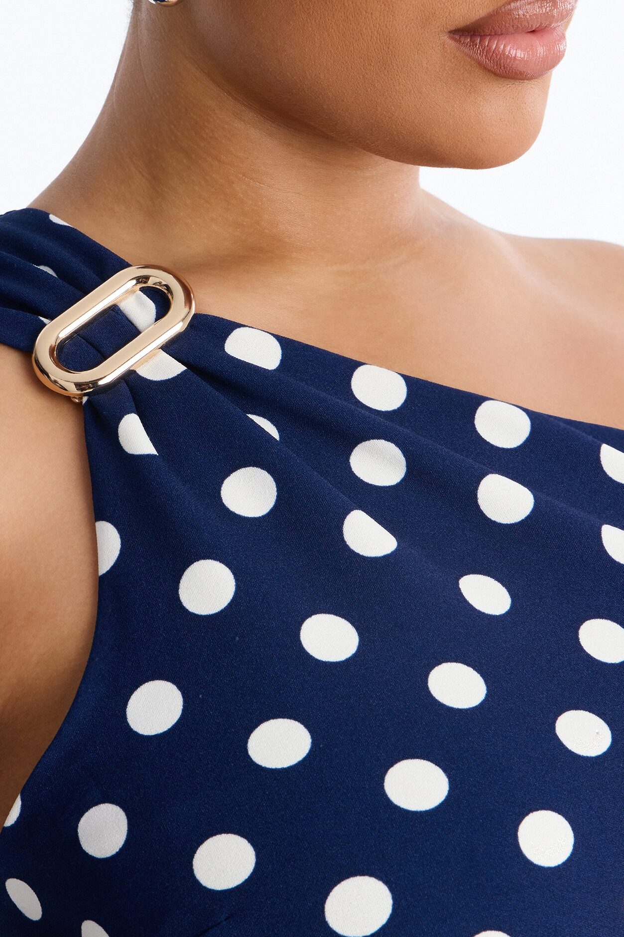 Dottie Darling Polka Dot Pant Set - Navy