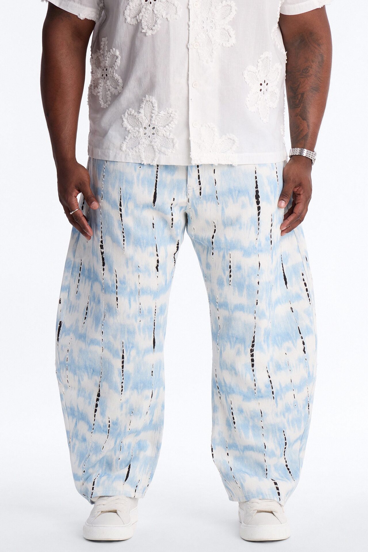 Barrel Tunnel Vision Jean - Blue