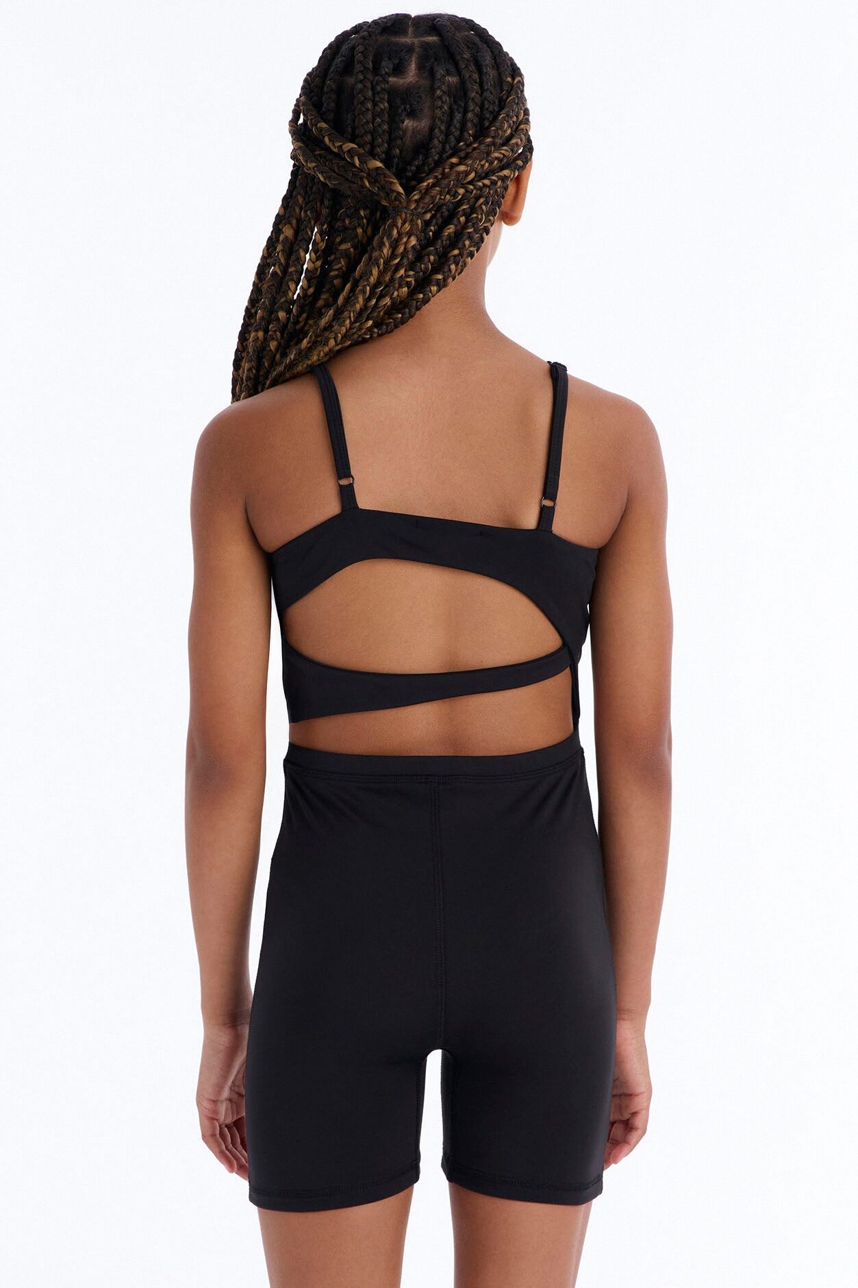 Mini Believe You're A Winner Sportscore Romper - Black