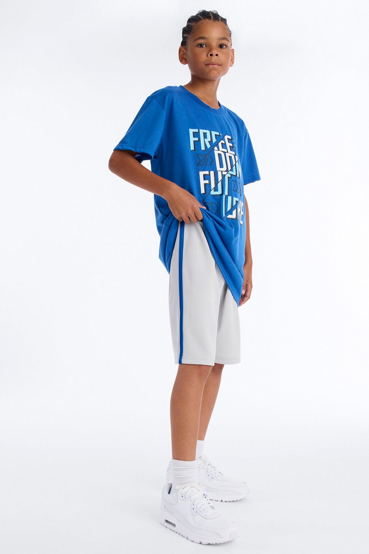 Mini Freedom Future Short Set - Blue/combo