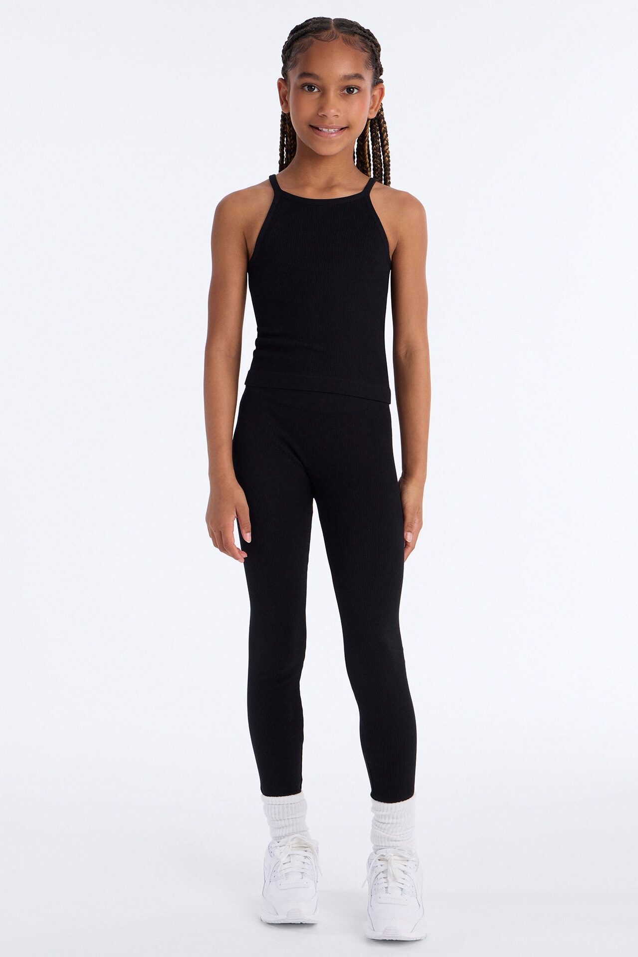 Mini Empowered Performance Seamless Legging Set - Black