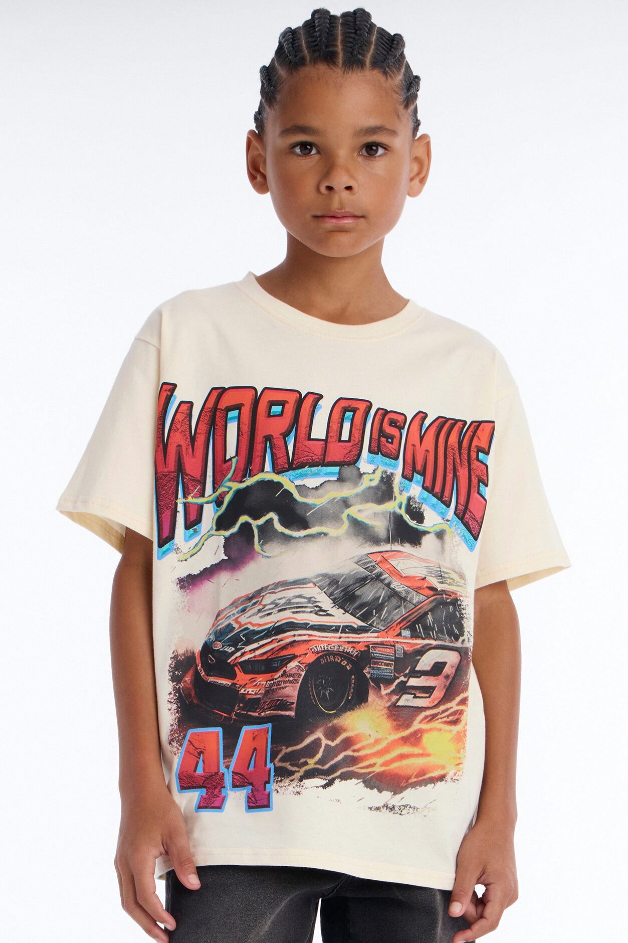 Mini Worlds Mine 44 SS Tee - Off White