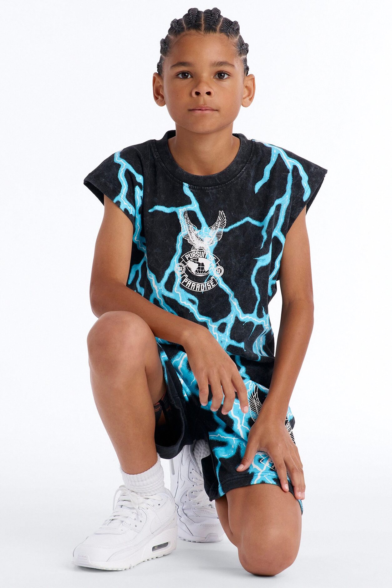 Mini Thunder Bird Muscle Tee - Black
