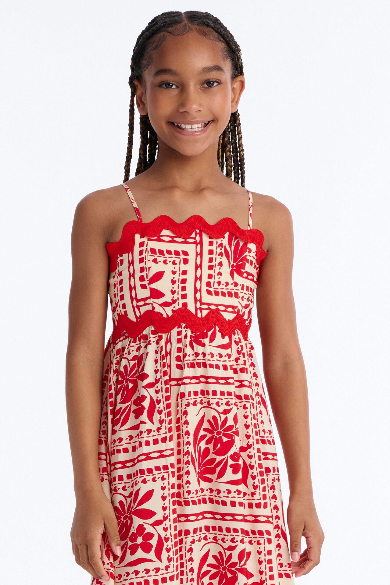Mini Marissa Maxi Dress - Orange/combo