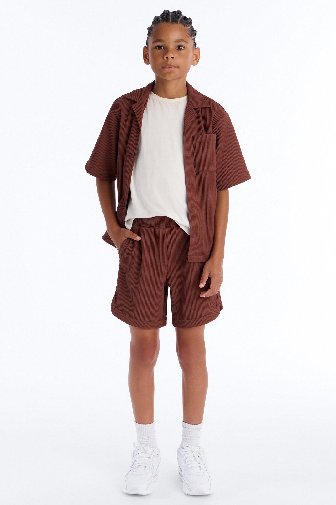 Mini Show Up Basketball Short - Chocolate