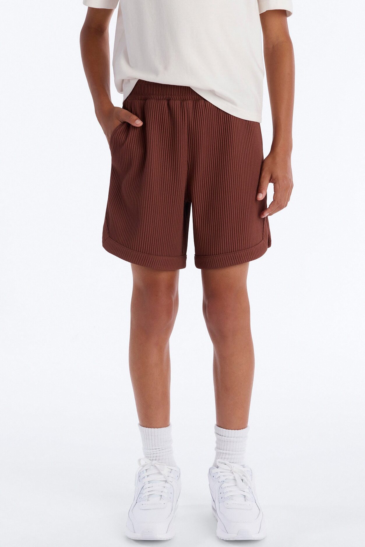 Mini Show Up Basketball Short - Chocolate