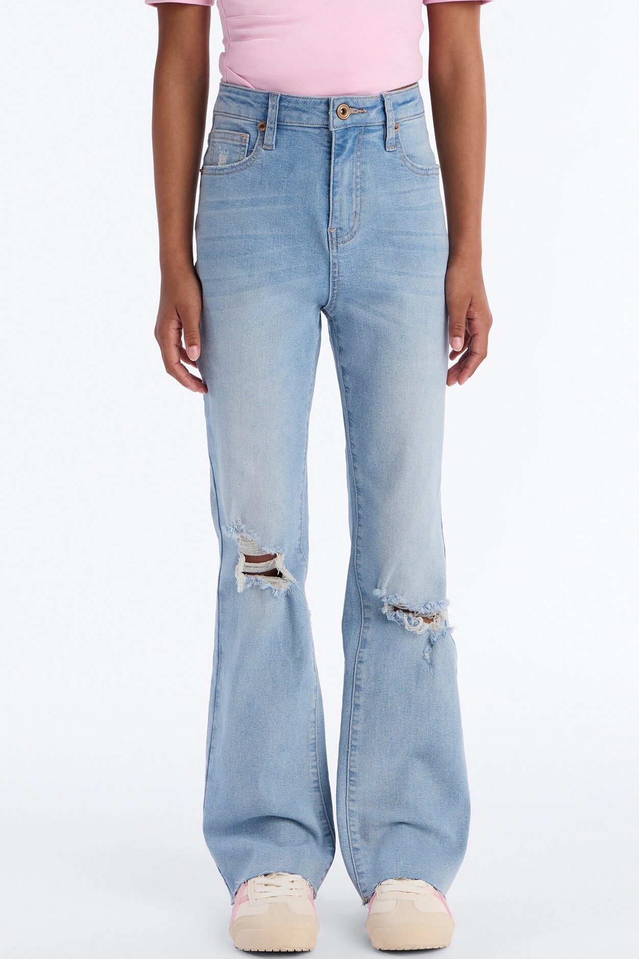Mini All Yours Stretch Bootcut Jean - Light Wash