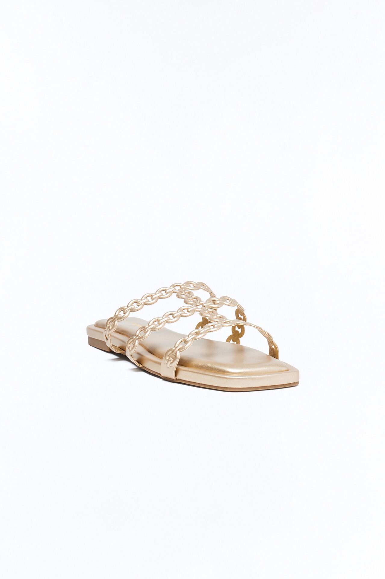 Kemper Chain Sandals - Gold