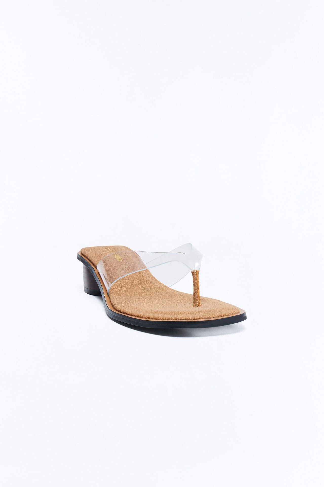 Azaria Thong Heels - Clear
