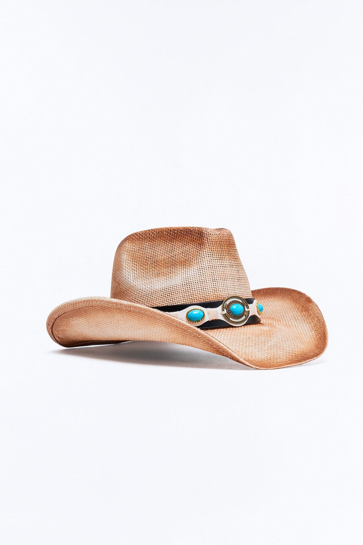Wild Catch Straw Cowboy Hat - Brown